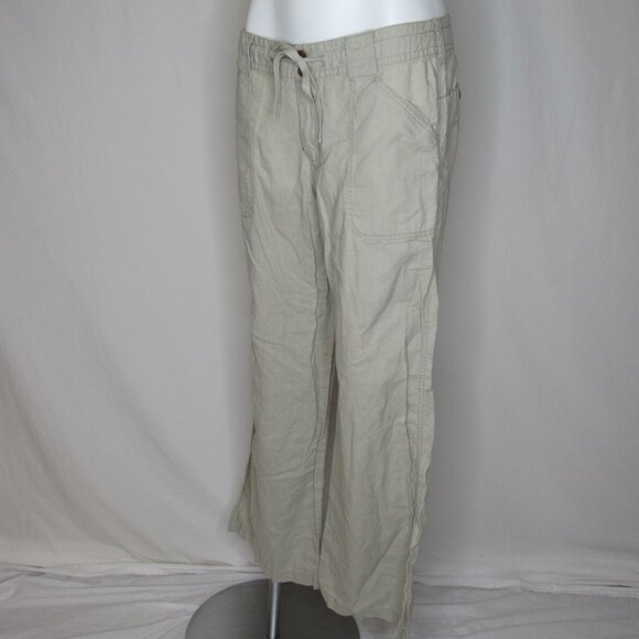 Patagonia Beige Island Hemp Pants 30" Women's 12 - Picture 2 of 8